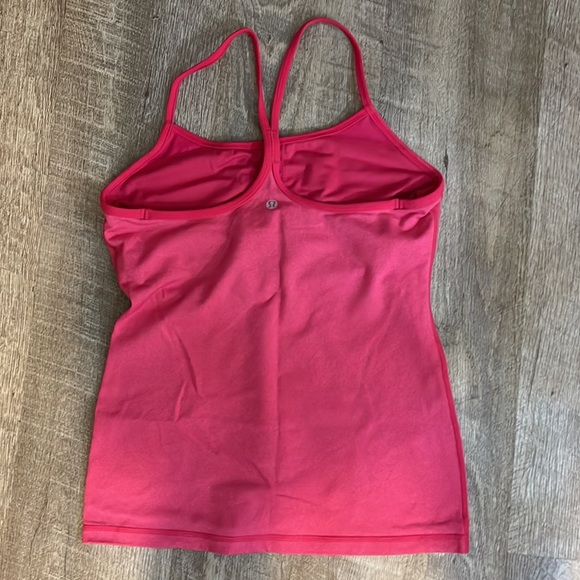 GUC Lululemon pink Flow Y tank top - Picture 3 of 4